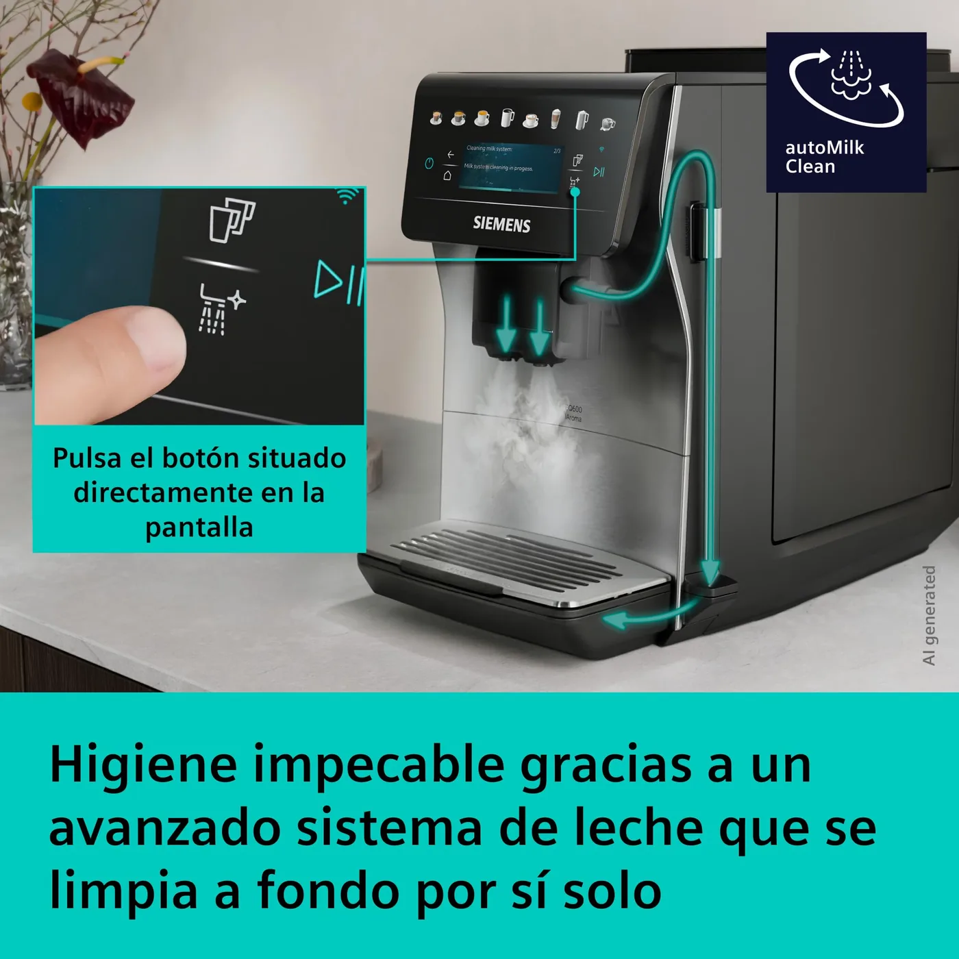 Siemens EQ600 iAroma TP605EM3 — vista 5