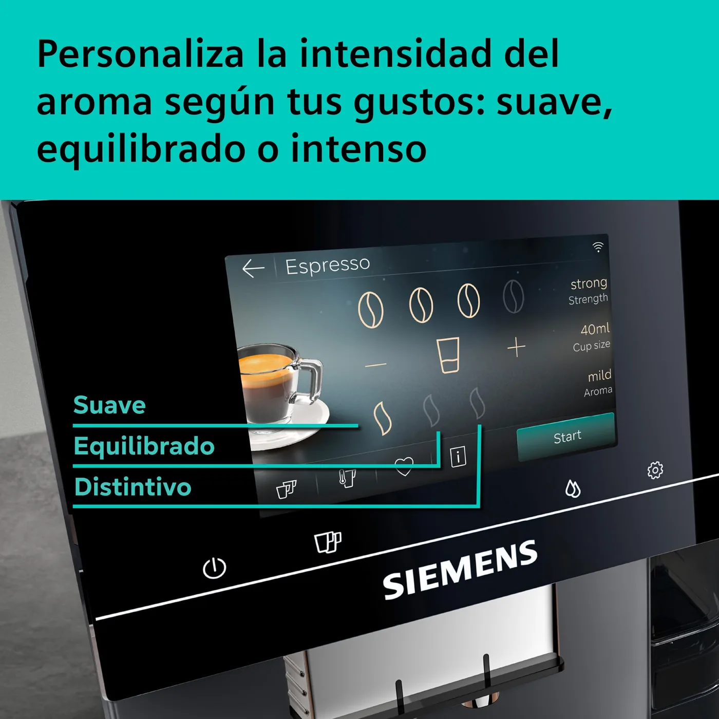 Siemens EQ700 iAroma TP725E01 — vista 3