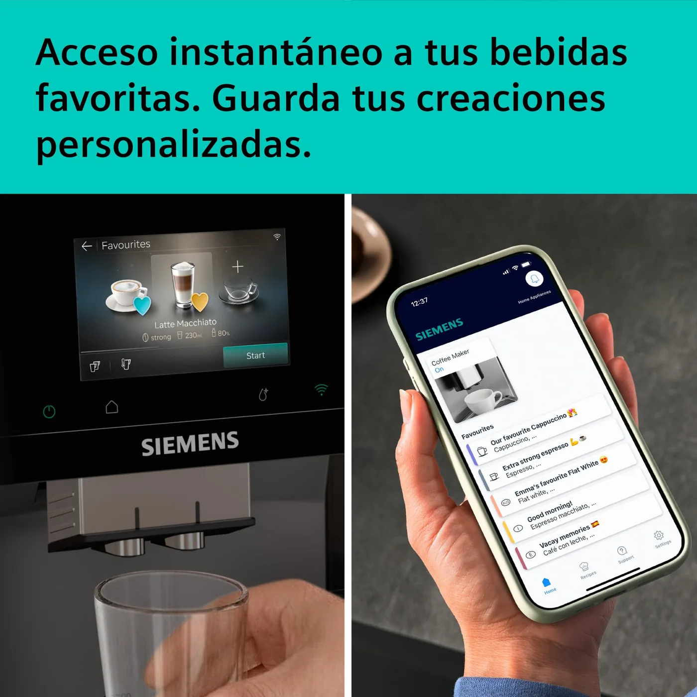 Siemens EQ700 iAroma TP725E01 — vista 4